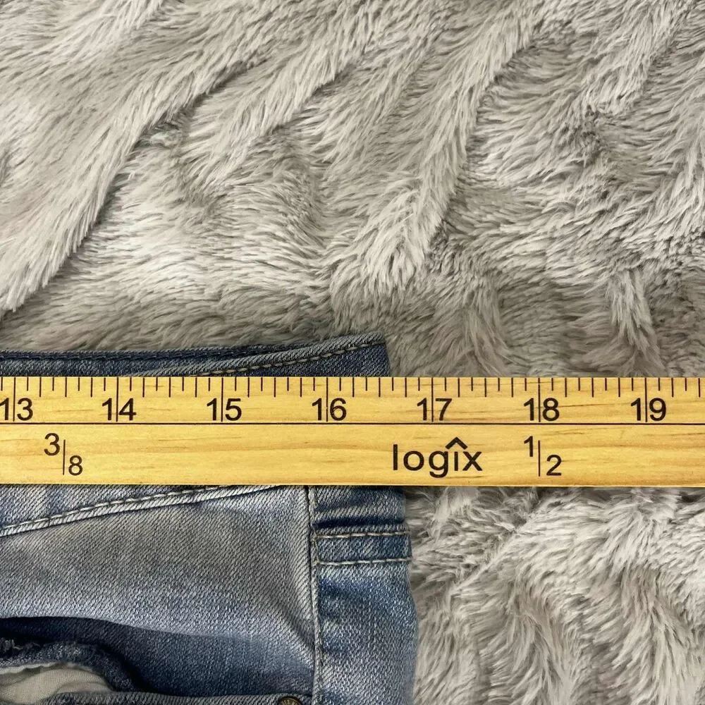 Vintage America Blues Jeans Women 12/31 Boho Skinny Ankle Embroidered Denim - Picture 10 of 12